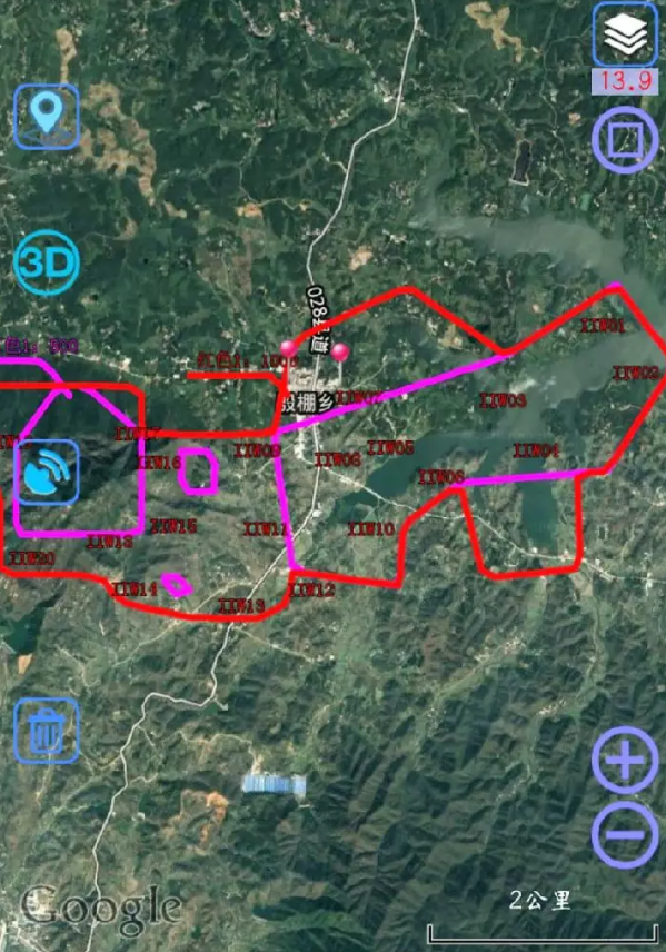 信阳1:500农村地形测绘无人机载